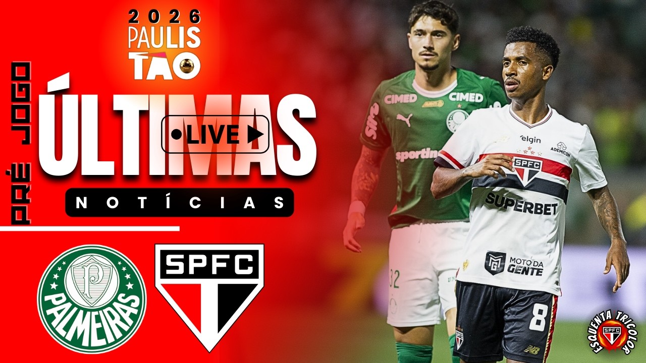 Pré-Jogo Palmeiras x São Paulo | Paulistão 2026 ⚽