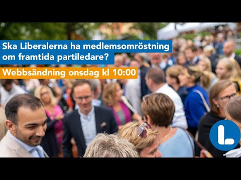 Ska Liberalerna ha medlemsomröstning om framtida partiledare?