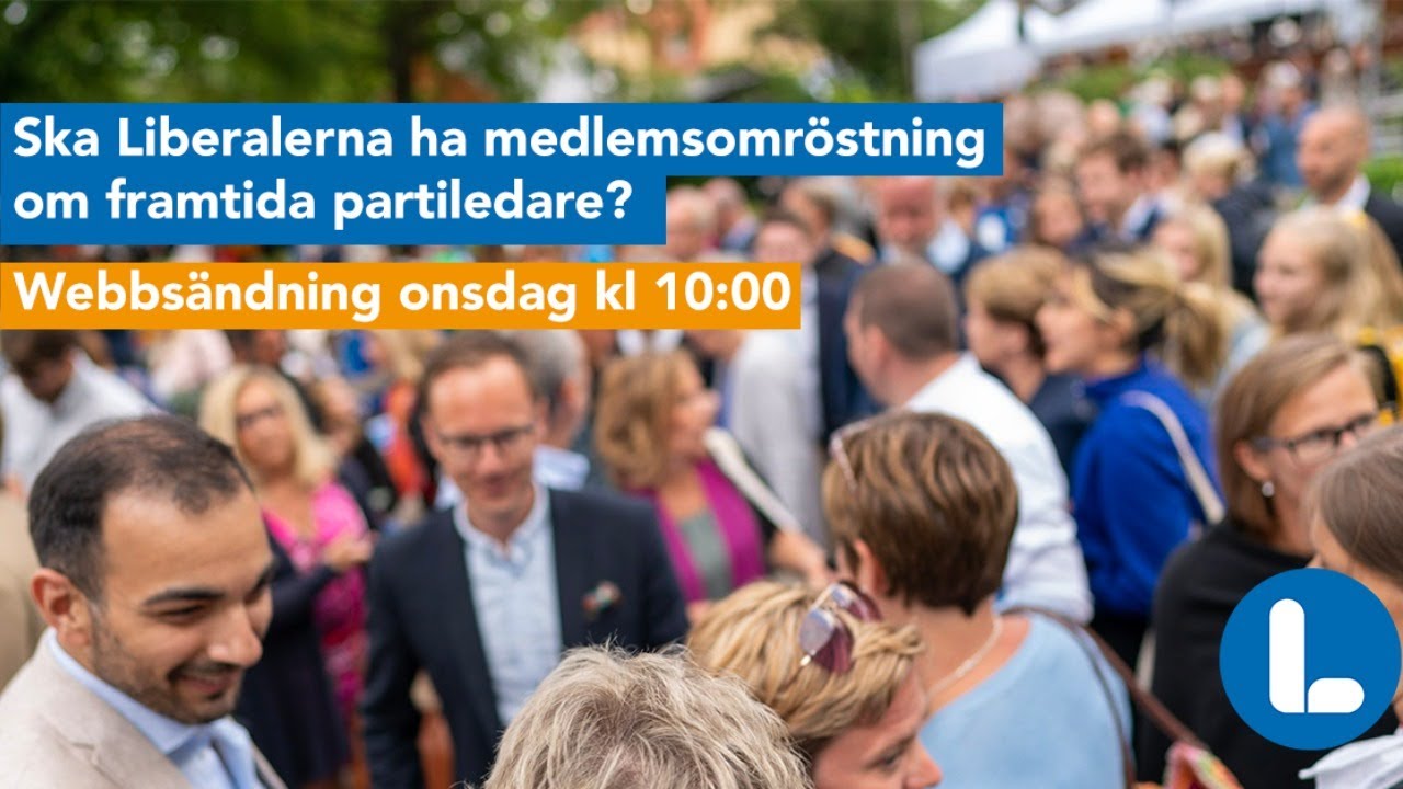 Ska Liberalerna Välja Partiledare via Medlemsomröstning? 🤔