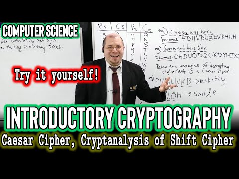 Caesar Cipher, Shift Cipher Cryptanalysis (Introductory Cryptography)