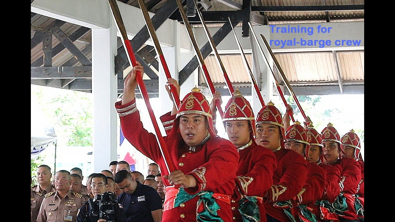 Royal Thai Navy launches training for royal-barge crew