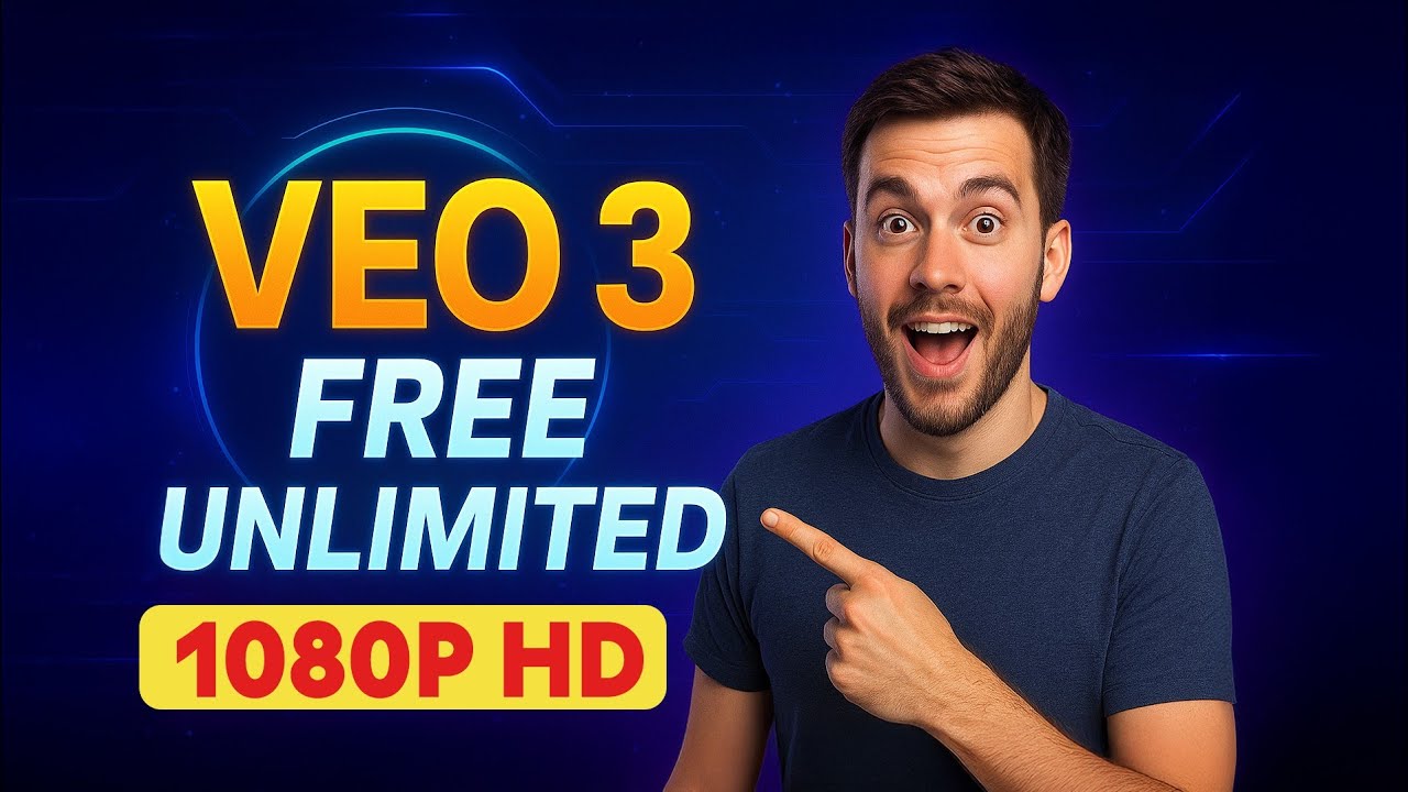 Use VEO 3 Free Unlimited in 1080p HD 📹