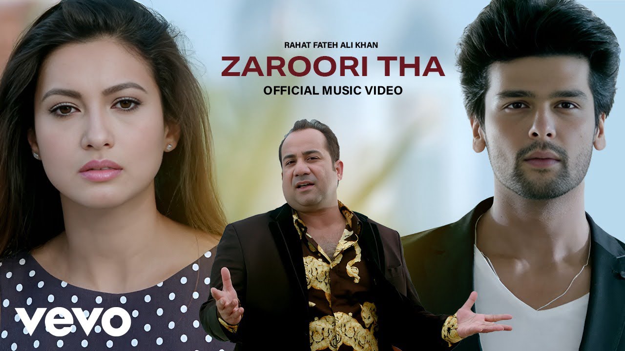 Rahat Fateh Ali Khan - Zaroori Tha (4K Music Video) 🎶