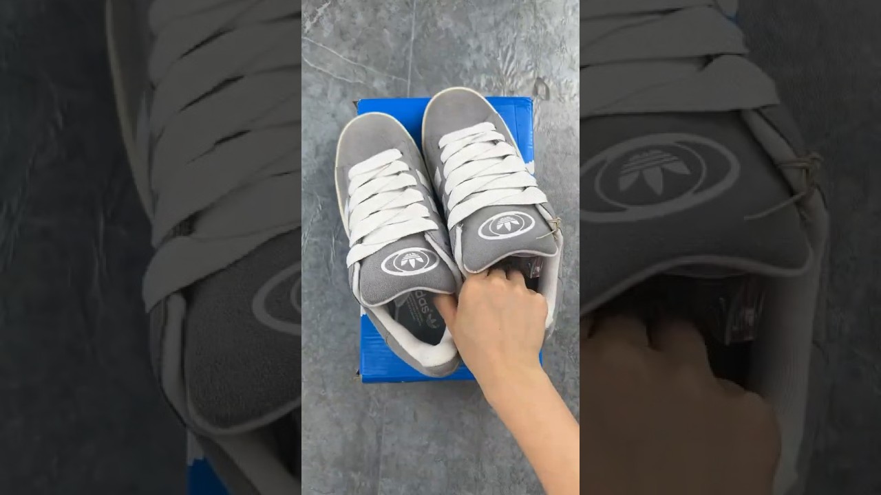 Adidas Campus Grey Sneakers 🏃‍♂️