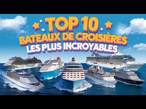 TOP 10 des Bateaux de Croisière les PLUS INCROYABLES au Monde ! Le N°1 est juste dingue | Koapala