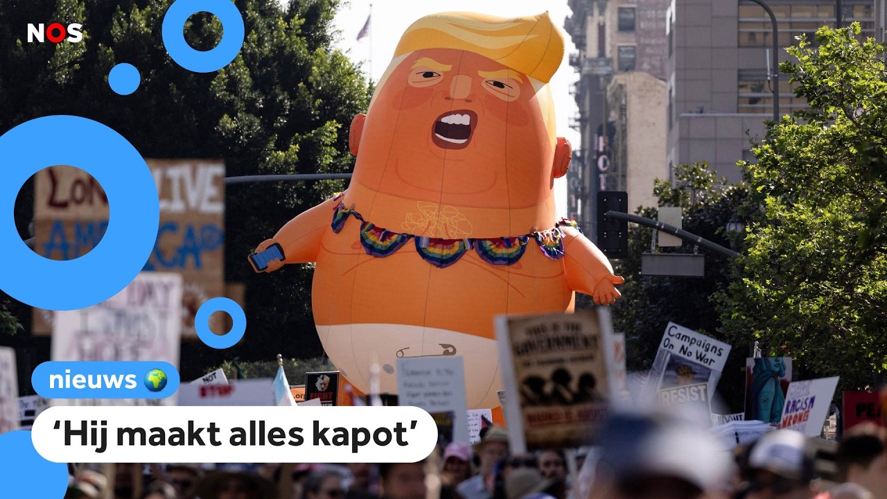 Amerikaanse Staten Protesteren Tegen Trump 🇺🇸