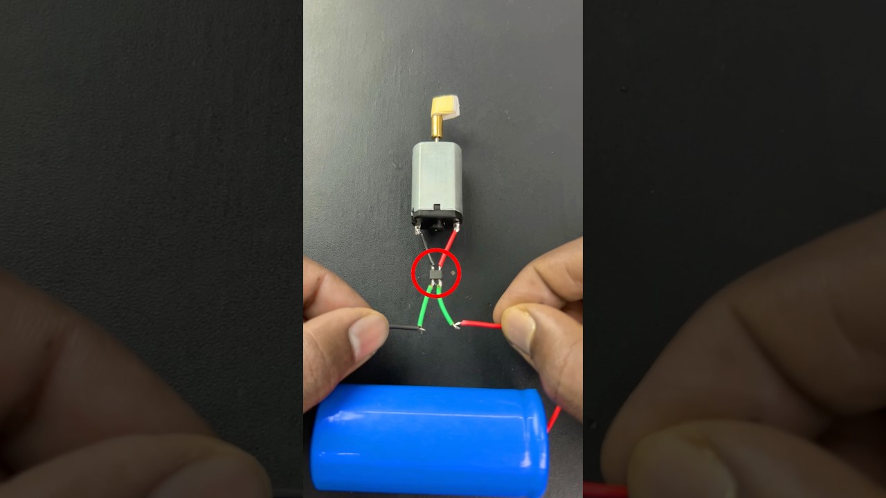 DC Motor Direction Control with Bridge Rectifier ⚙️