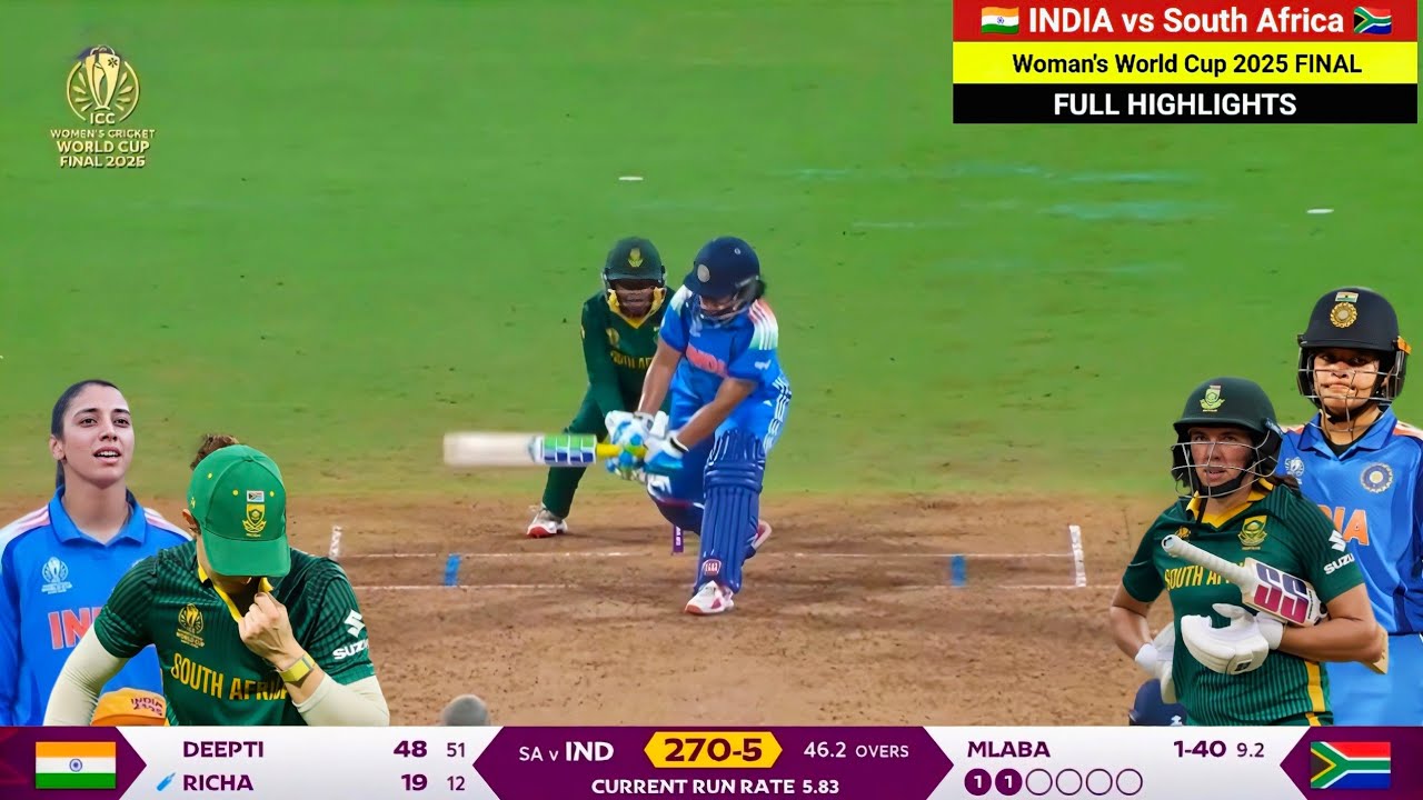 India vs South Africa Women’s World Cup 2025 Final Highlights 🏆