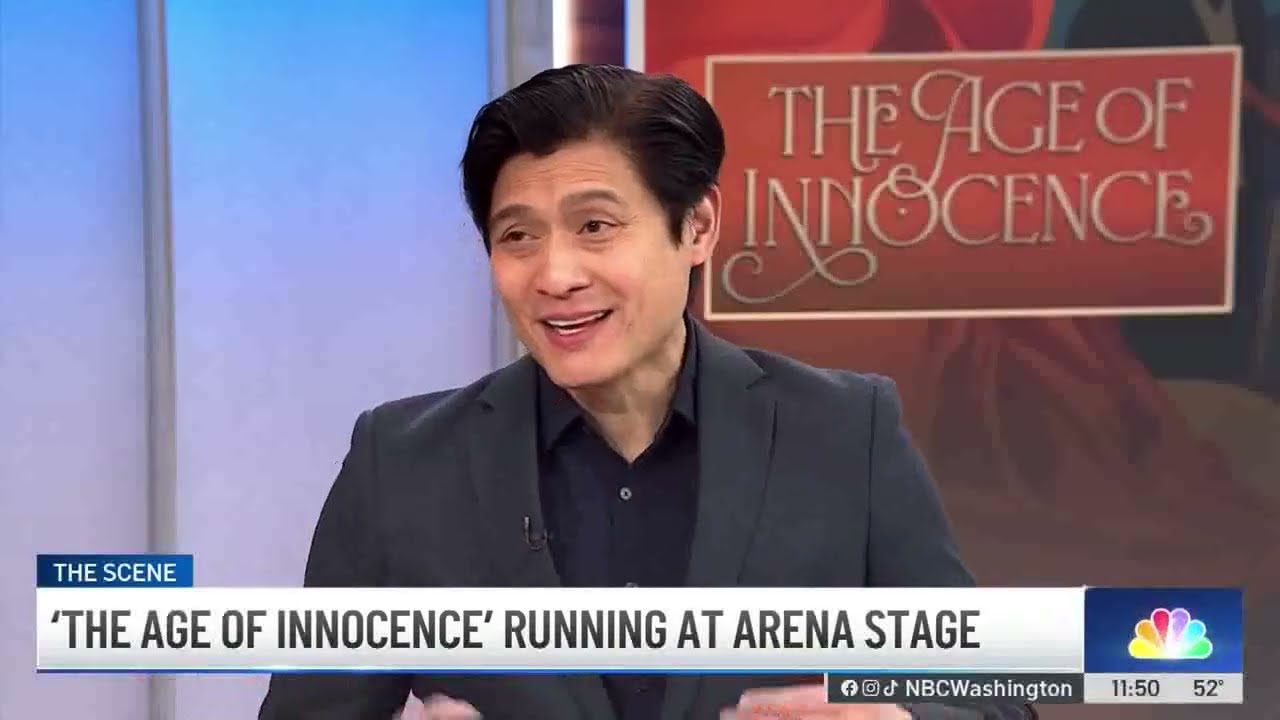 Paolo Montalban Talks THE AGE OF INNOCENCE on NBC4 🎭