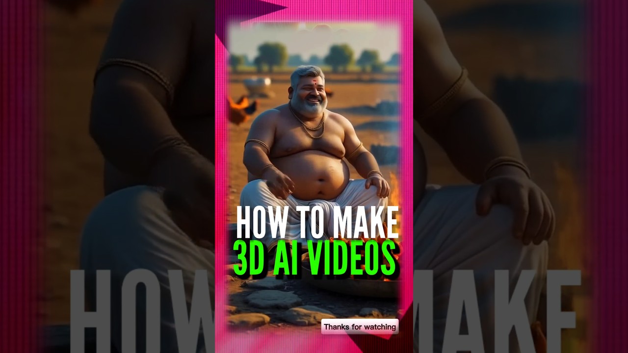 Create Free 3D AI Story Videos in 1 Minute 🎥