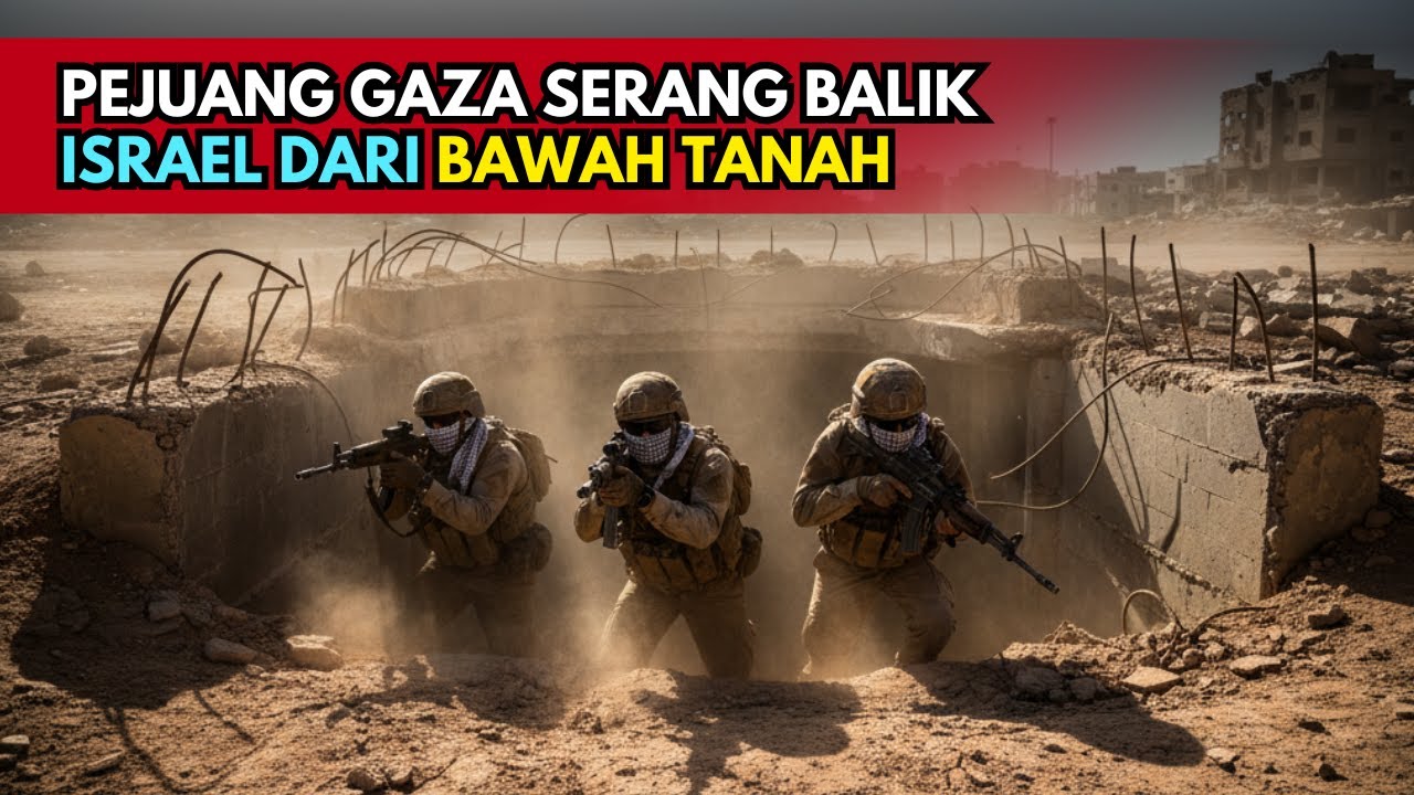Serangan Mendadak Pejuang Palestina dari Terowongan Gaza Kejutan Pasukan Israel 🚨