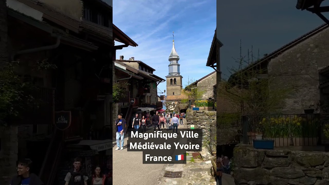 Charmante Ville Médiévale d'Yvoire, France 🇫🇷