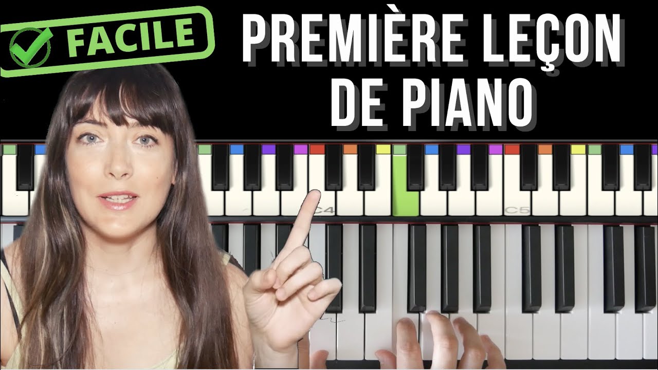Apprenez le piano : 1ère leçon facile pour débutants