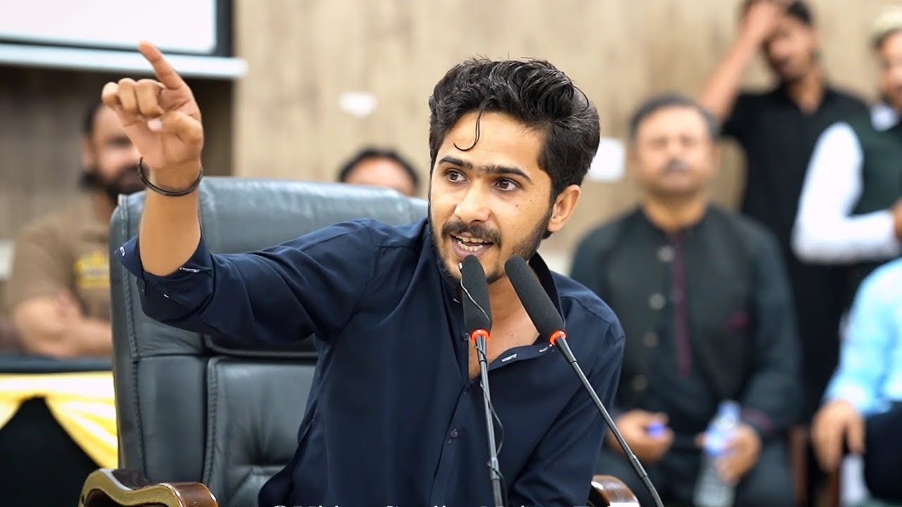 Abdullah Zareem at Education University Mushaira 2025, Township Lahore