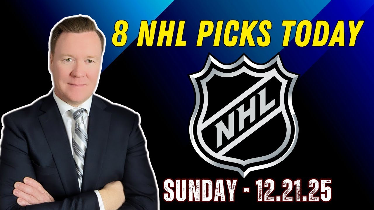 Sunday 8 NHL Betting Picks l 12/21/25 l Vernon’s Best NHL Bets, Expert Picks and Predictions