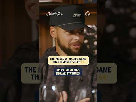 Steph's tipping his cap to Steve Nash for how he revolutionized the game 🔥 #stephcurry #stevenash
