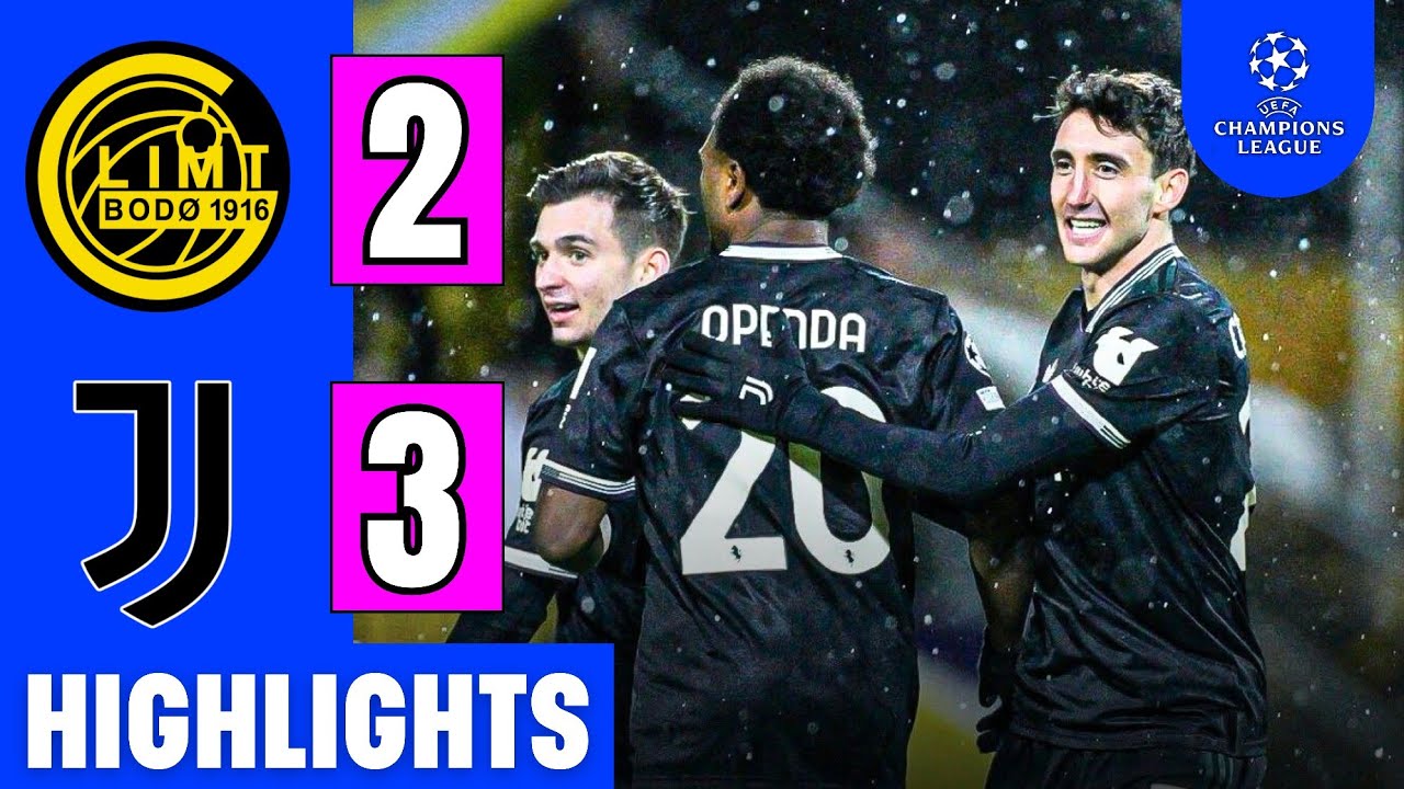 Bodø/Glimt vs Juventus 2-3 Highlights & Goals ⚽