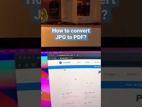 How to convert JPG Image to PDF File Online 📑