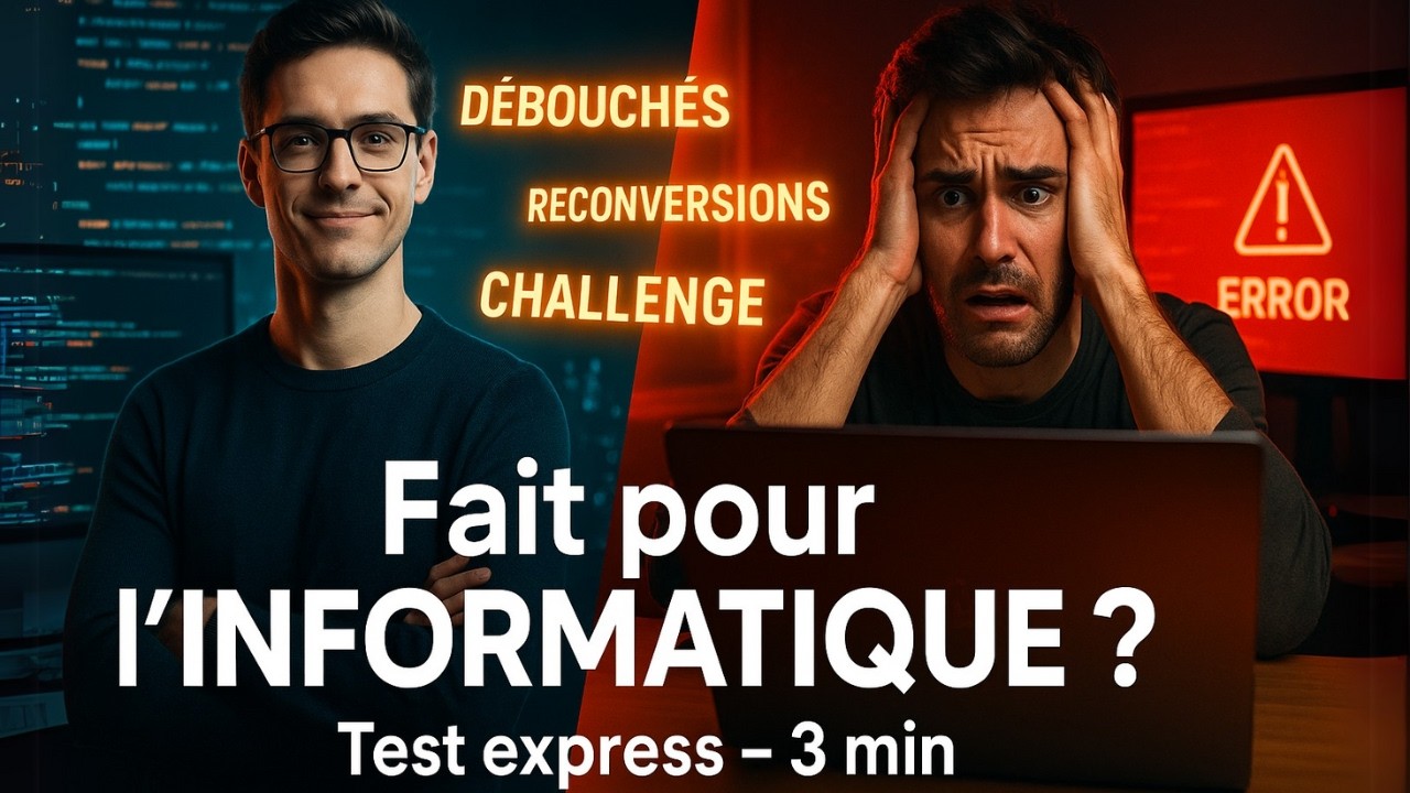 Es-tu fait pour l'informatique ? Teste-toi en 3 min!