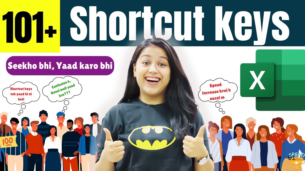 101 Excel Shortcuts to Save Hours β³