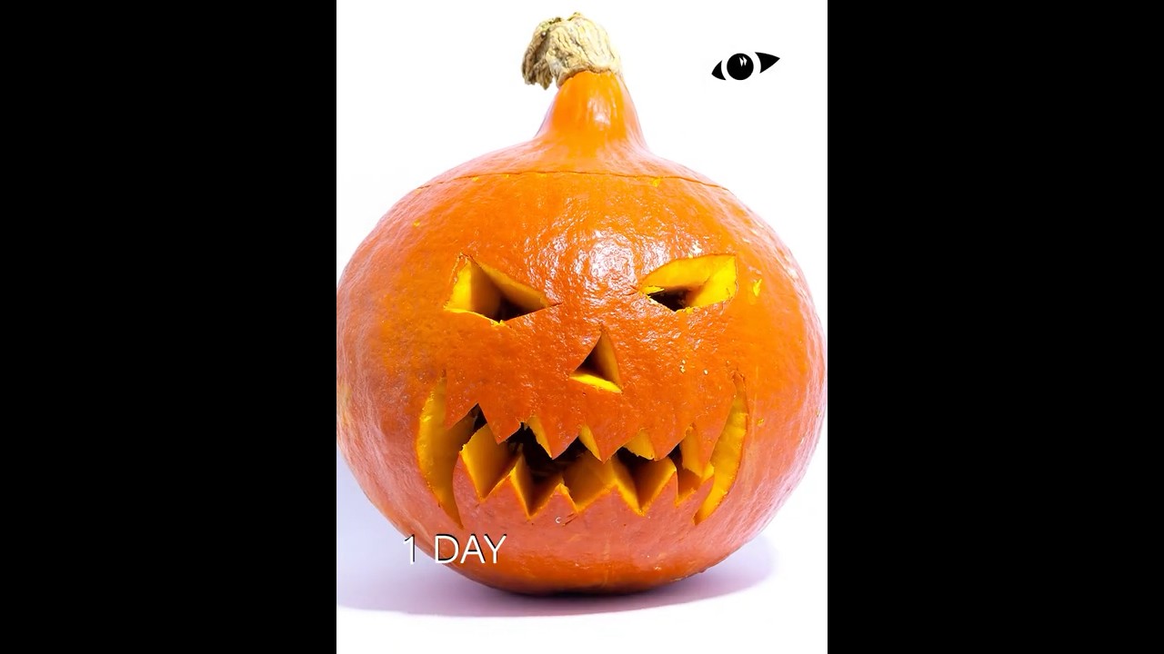 Halloween Pumpkin Timelapse 🎃 #Shorts