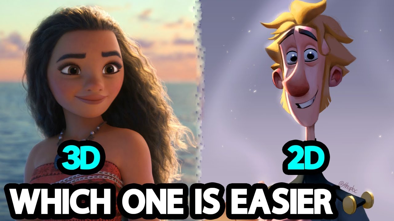 3D vs 2D Animation: Which Is Easier? 🎬