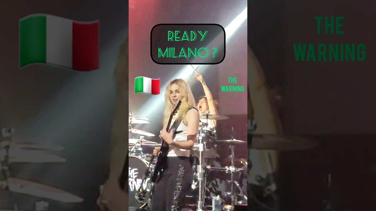 The Warning Live in Milan on April 11, 2024 🎸