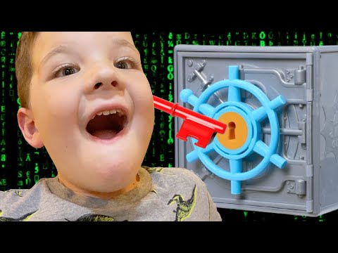 🕵️♂️ SPY KID CALEB! CALEB & MOMMY open MYSTERY SPY VAULT!