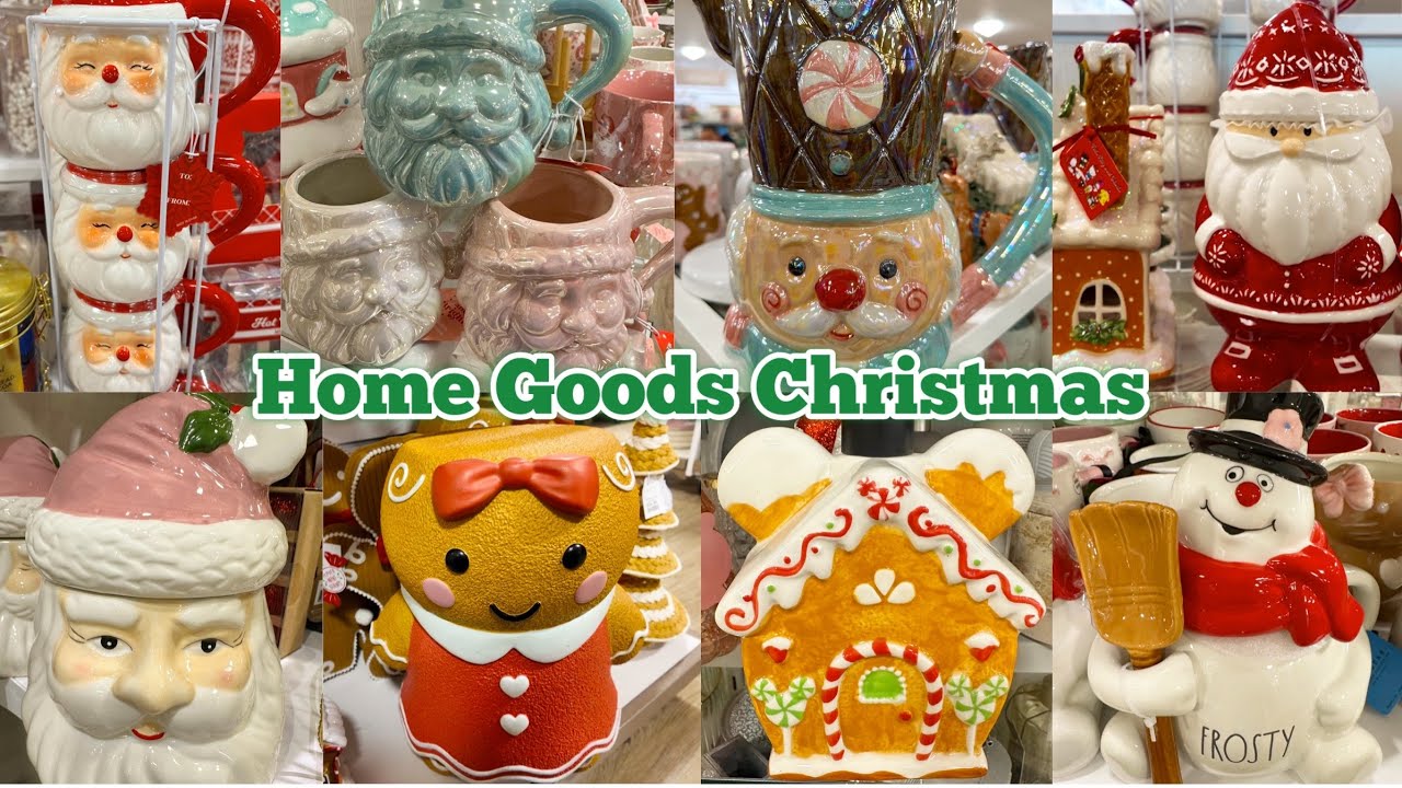 HomeGoods Christmas 2025 π New Holiday Decor & Santa Mugs