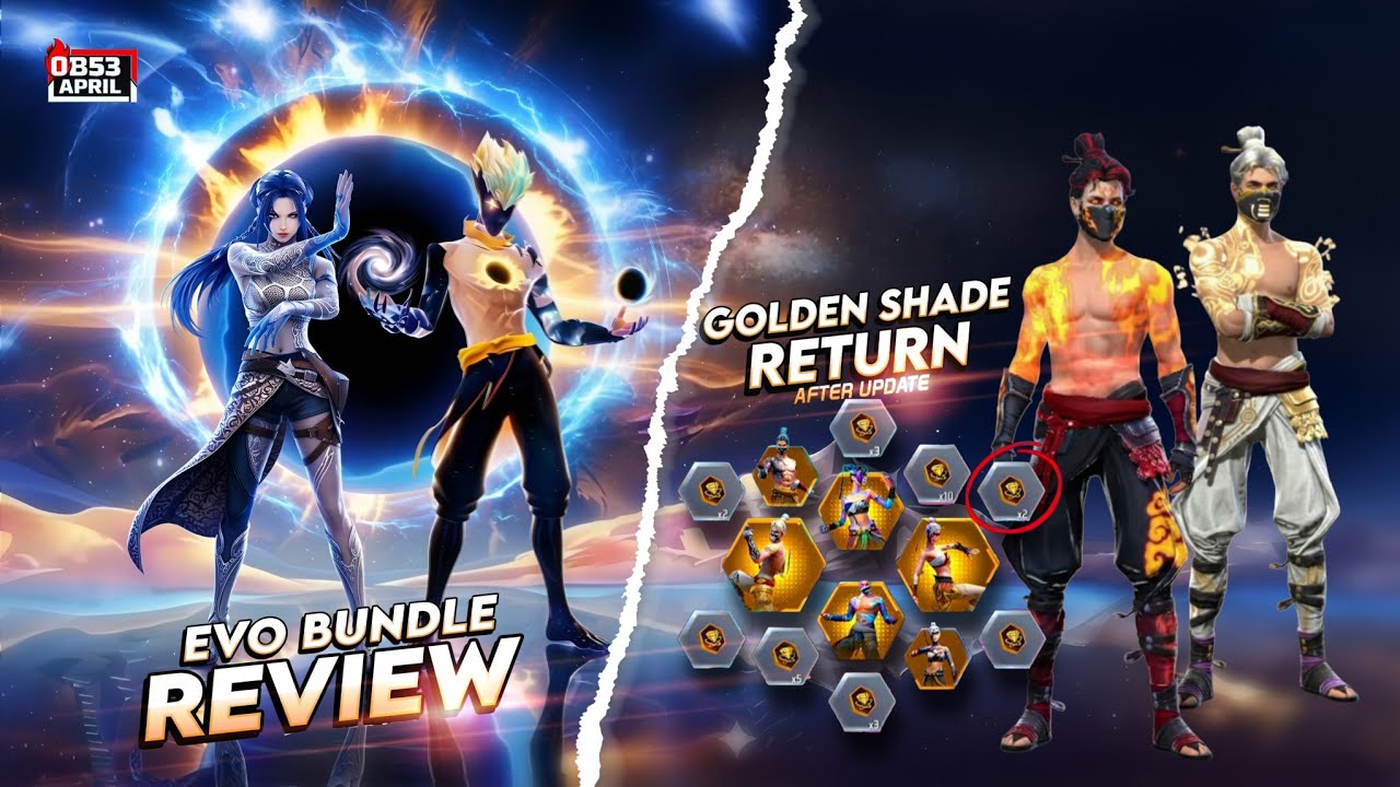 Golden Shade & Evo Bundle Return + New Event 🔥