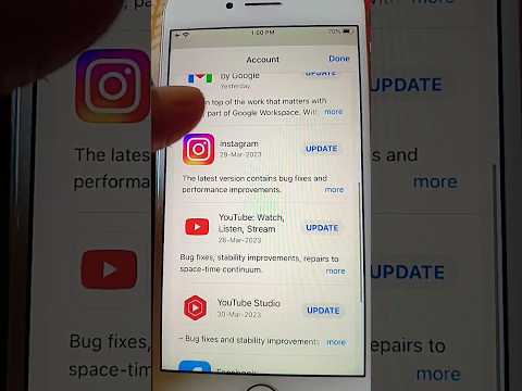 How to Update Apps on iphone