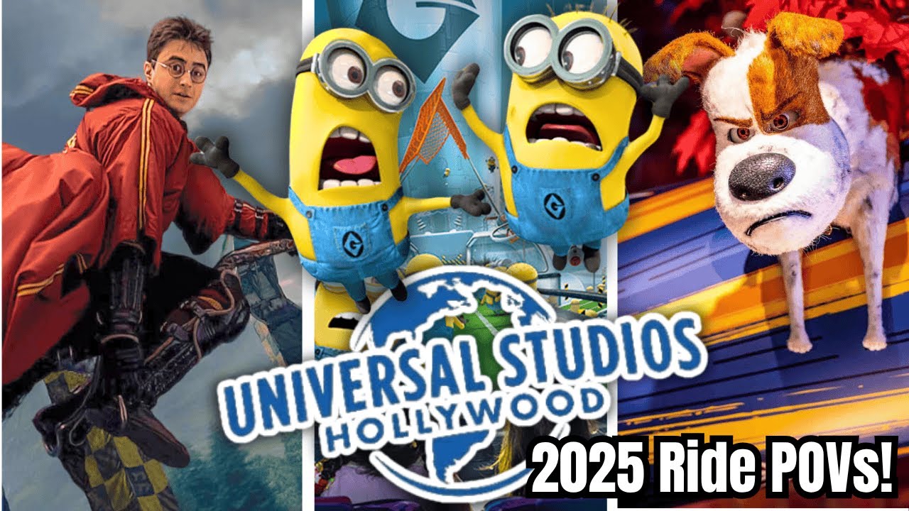 Universal Studios Hollywood - ALL Ride POVs 2025