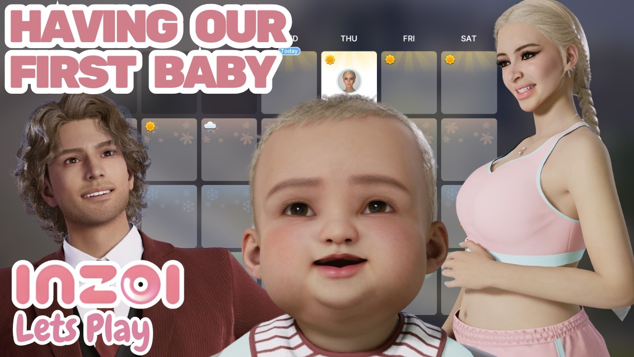 inZOI Gameplay: Having Our First Baby, I LOVE the NEW baby interactions so much!