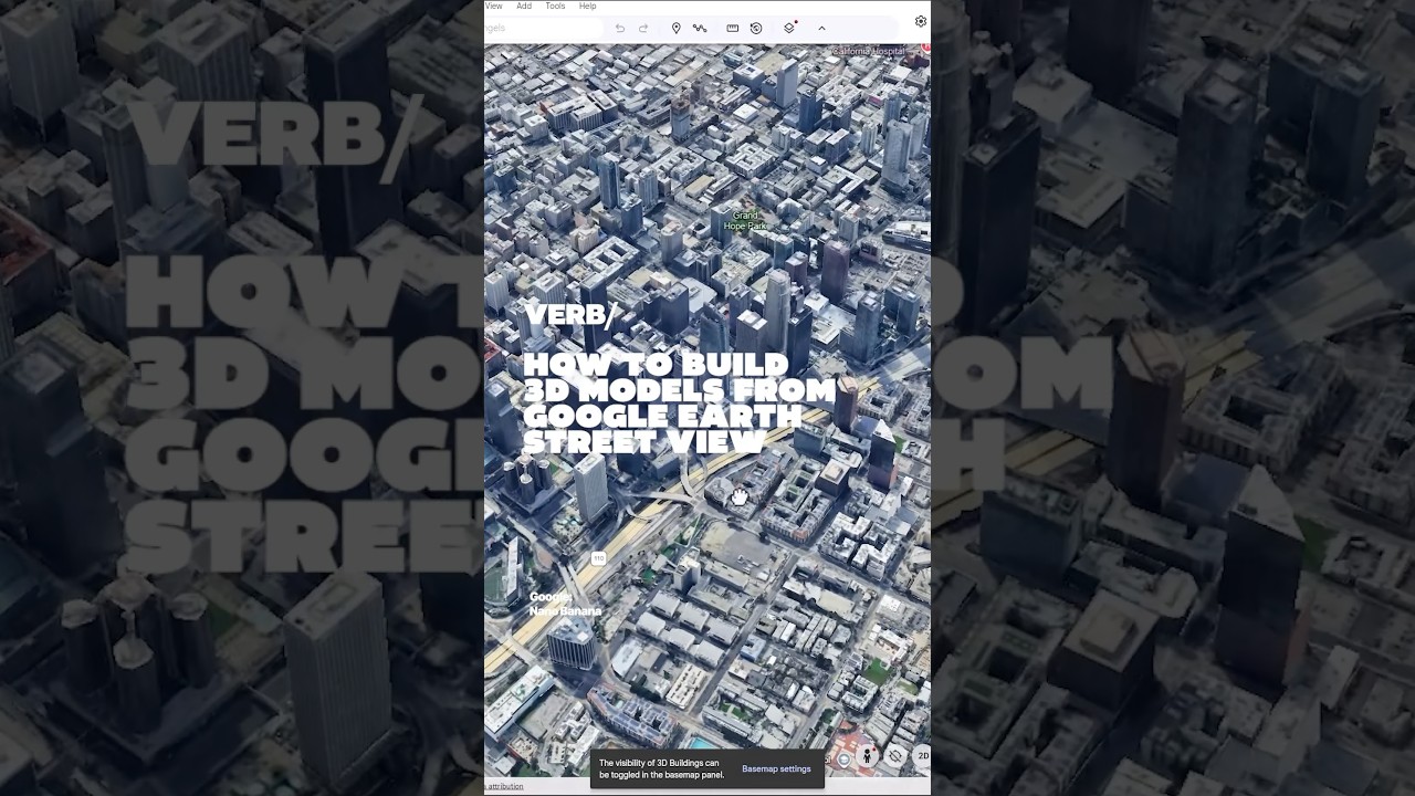 Create 3D Models from Google Earth Fast 🚀