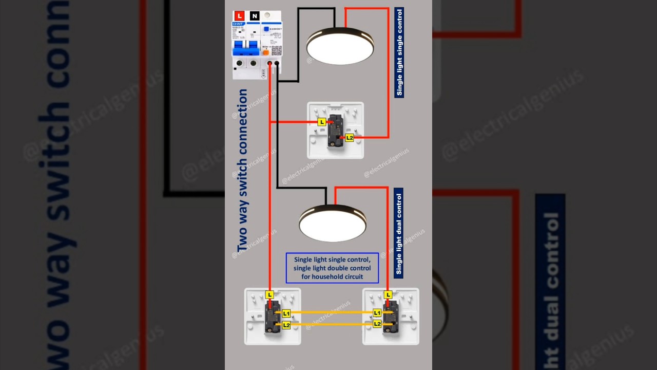 How to Wire a 2-Way Switch 🔧 | Step-by-Step Guide