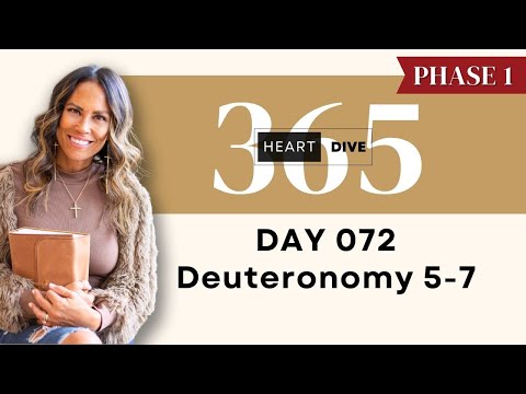 Day 072 Deuteronomy 5-7 | Daily One Year Bible Study | Audio Bible Reading with Commentary