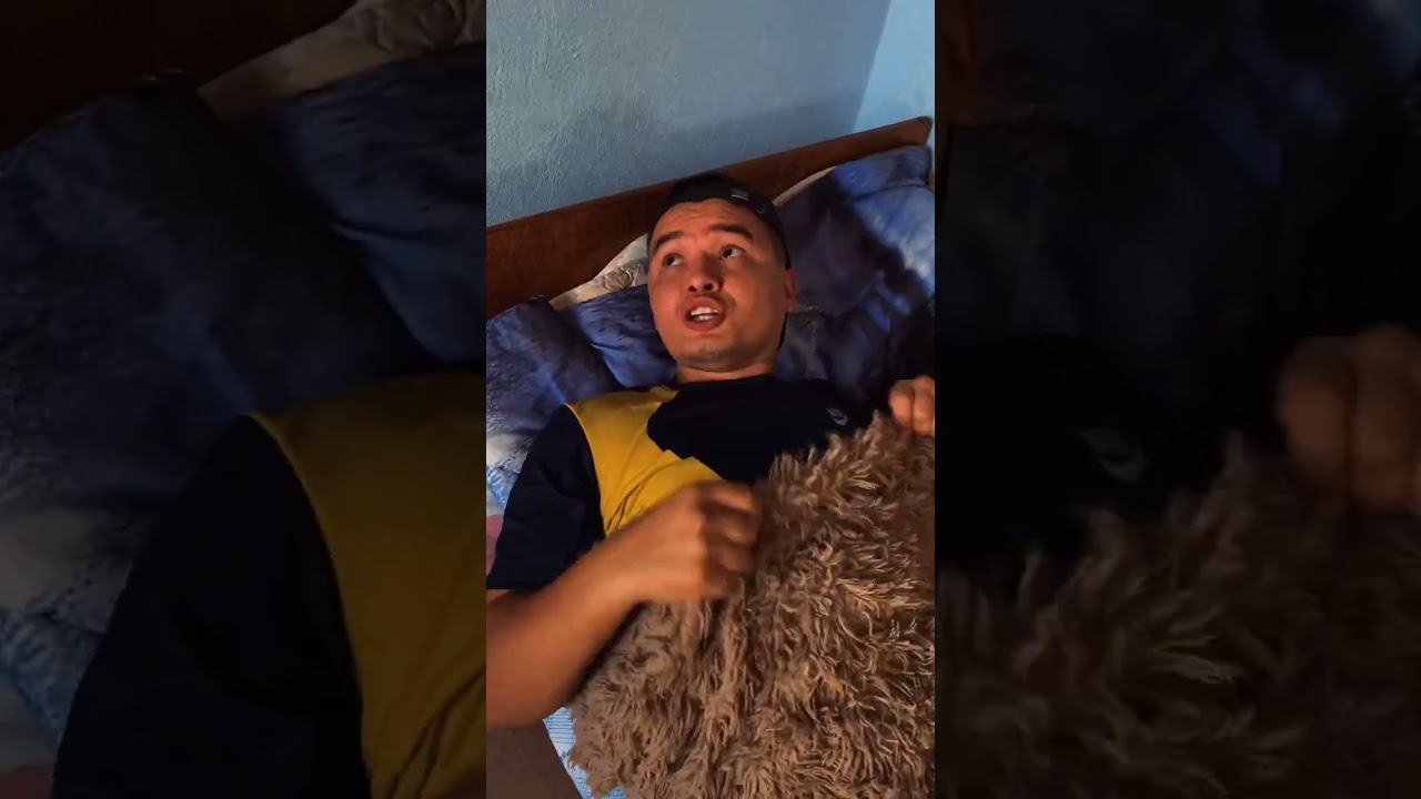 Друг пришёл с ночёвкой 😂