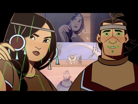 Nomad” by Sofron Varlamov mixes beautiful art with vector brushes, Smart bones and point animation