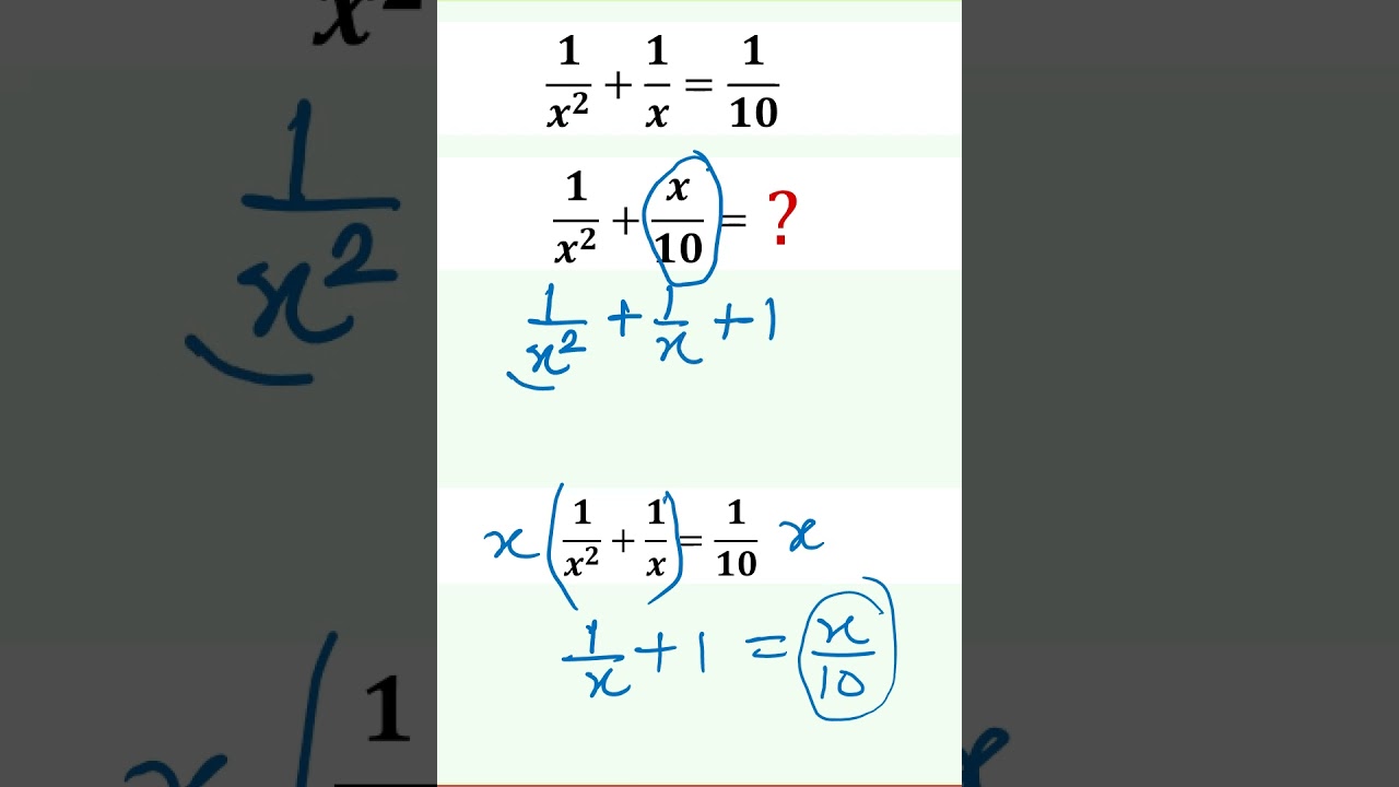 Math Hacks: Simplification Shortcut! #shorts #math #algebra #simplification