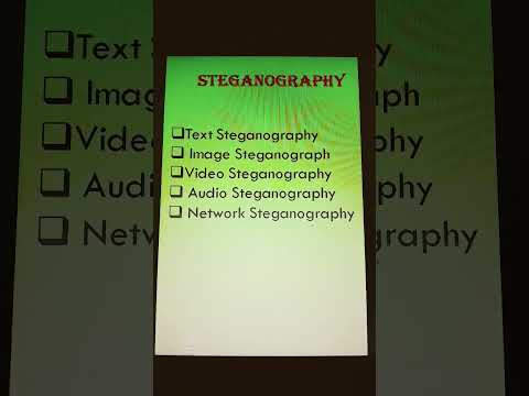 What are the types of Steganography| MCS-215| IGNOU TEE