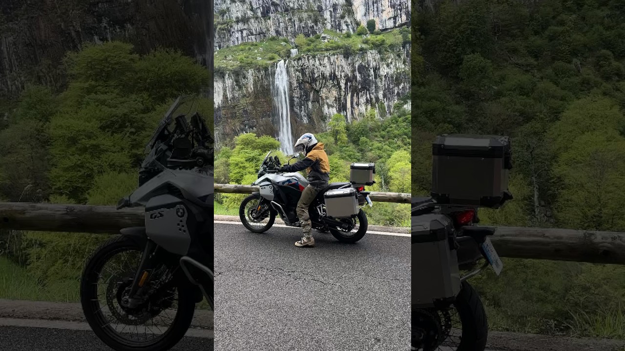 Define paraíso… 🤩 BMW F 900 GS Adventure. #MakeLifeARide #BMWMotorrad #cantabria