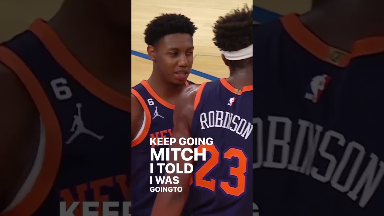 RJ Barrett Mic'd Up! π₯ | New York Knicks Action from Nov 2, 2022