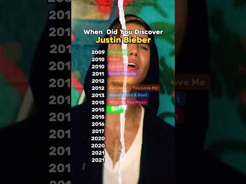 When Did You Discover Justin Bieber ?Pt 2#music #playlist #justinbieber #hitsongs #evolution