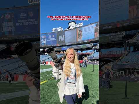 DIML: game day as a photographer for the New England Patriots 📸 #nfl #patriots #diml