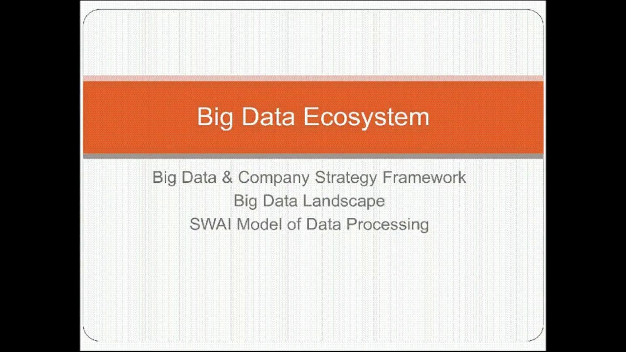 Big Data Ecosystem Overview 📊