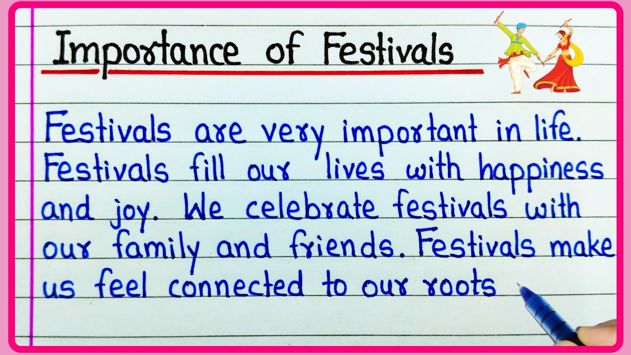 The Significance of Festivals 🎉