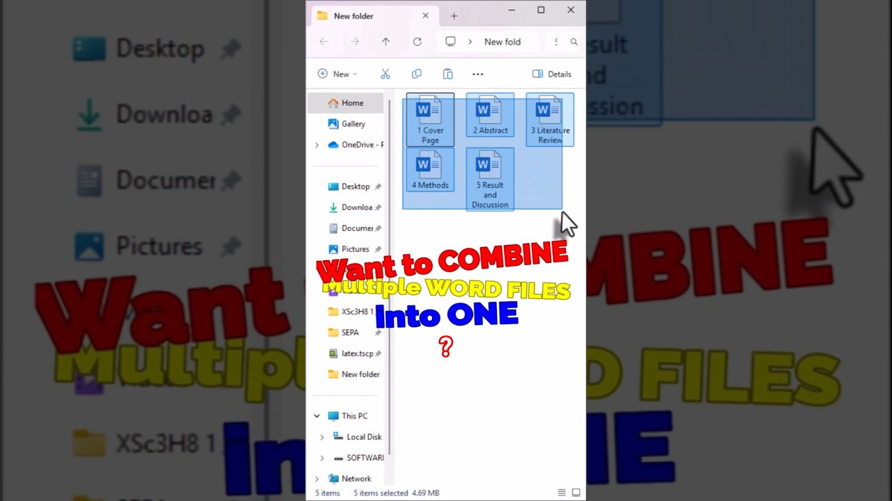 Merge Word Files Easily Without Copy-Paste 💻