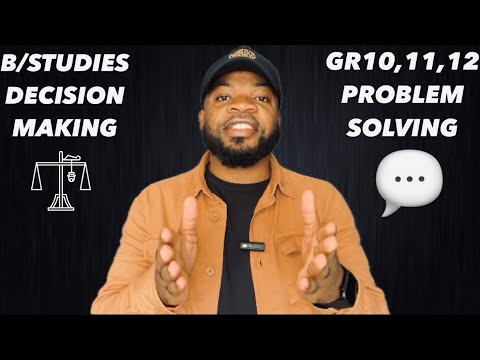 PROBLEM SOLVING vs DECISION MAKING | Business Studies | 2025