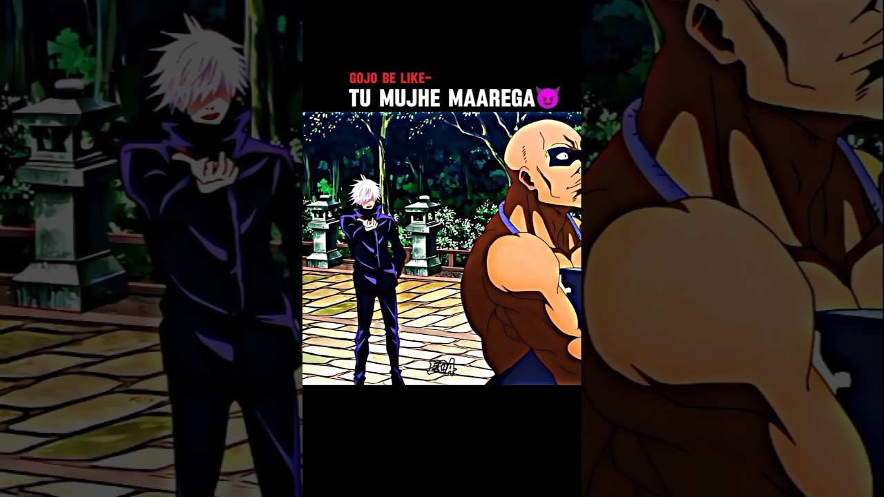 Gojo's Attitude 😈 in Jujutsu Kaisen