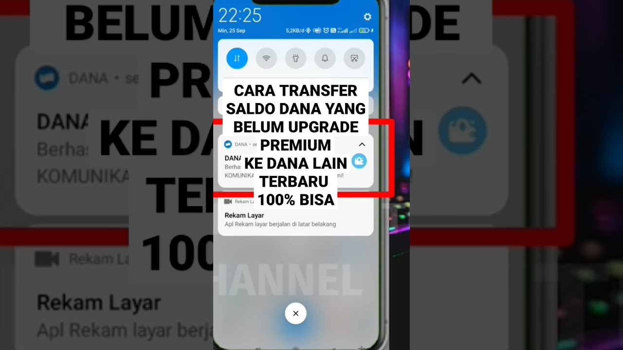Cara Transfer Dana ke Dana Lain Tanpa Upgrade Premium Terbaru#shorts